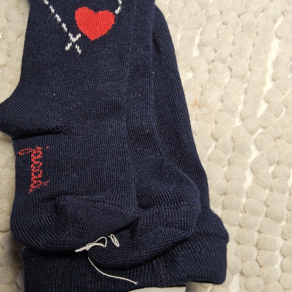 NWOT Jacadi 2 pair Socks and 1 pair blue tights - Picture 3 of 3